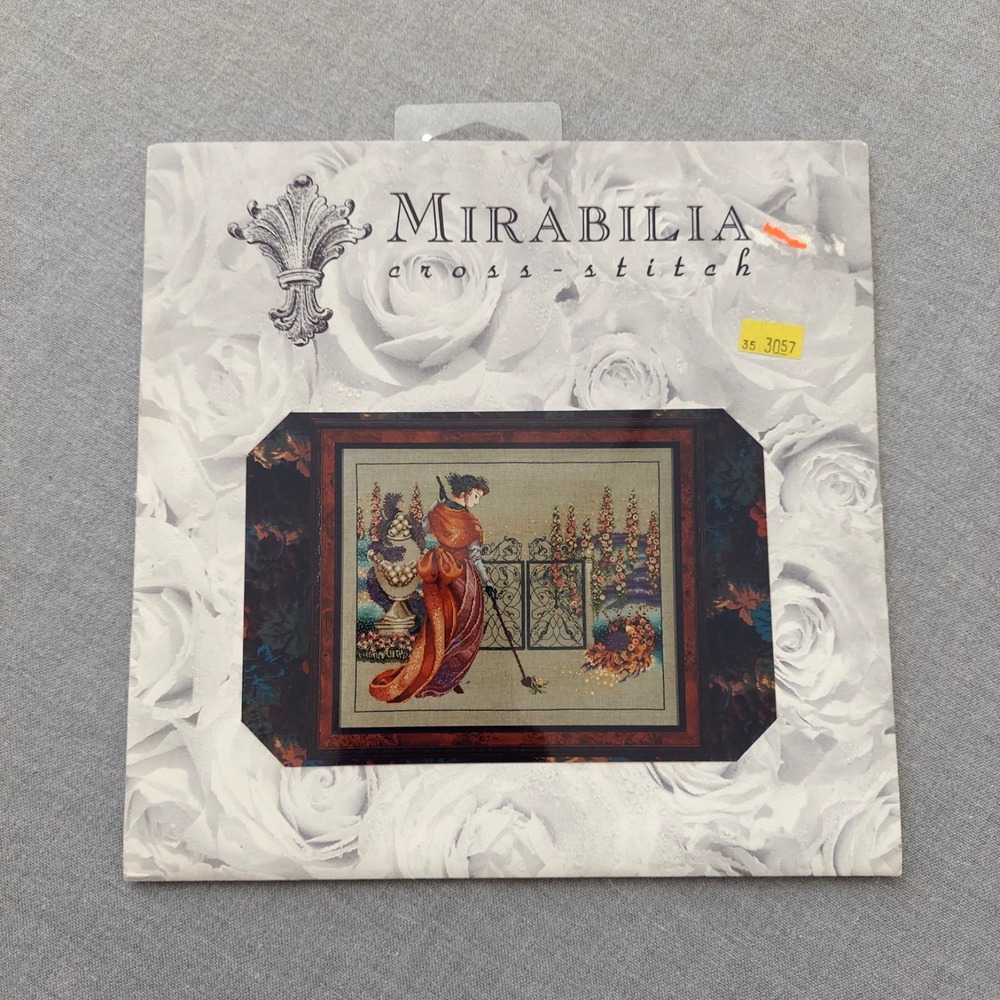 Vtg 1995 Mirabilia My Ladys Garden Nora Corbett Cross Stitch Pattern Chart